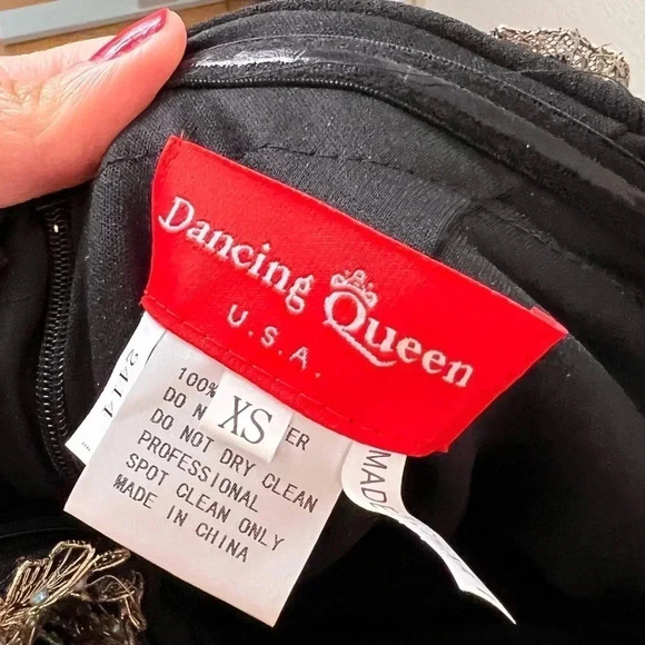 NWT Dancing Queen Beaded Formal Full Length Gown - Picture 10 of 13